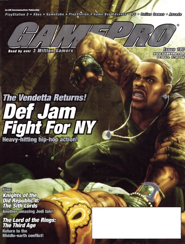 Gamepro Issue 190 (July 2004) cover
